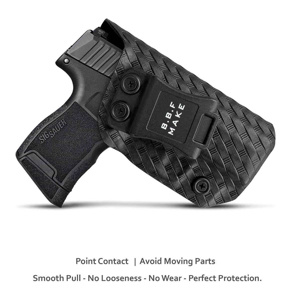 Imagem -03 - Coleiras Sig P365 Coldre P365 Sas Coldre de Fibra de Carbono Kydex Iwb Para: Pistola Sig Sauer P365 P365 Sas