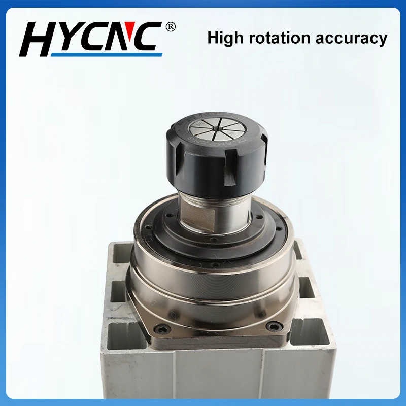 HQD Square Air Cooled Spindle 7.5KW ER32 300HZ 4 Bearing Plate Woodworking Cutting Machine CNC Milling Machine Motor GDF60-18Z