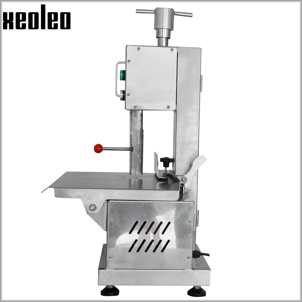 XEOLEO – machine à scier les os, coupe la viande congelée, professionnelle, en acier inoxydable, côtes découpées/poisson/viande/bœuf, 110V/220V