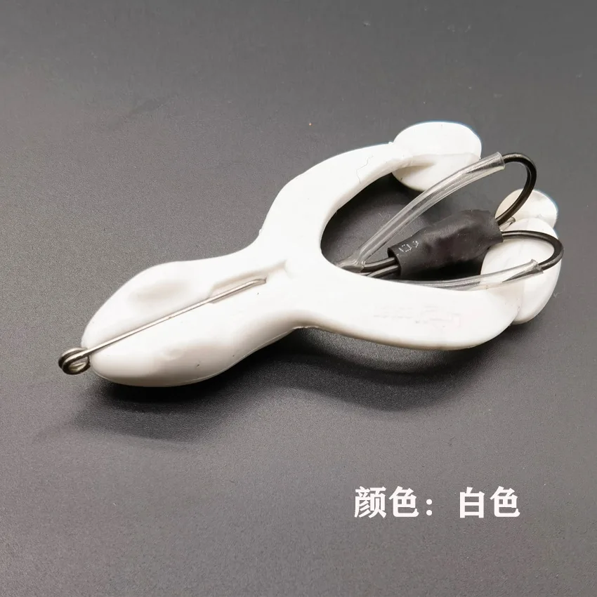 8 cm/13 g Frosch-Angelköder, weicher Köder mit Löffel, Angelgerät für Schlangenkopf, Silikonköder, Froschköder mit Haken – Detail 8
