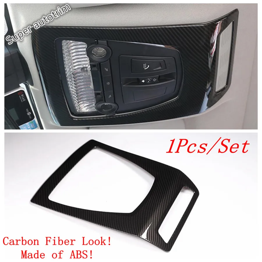 Lapetus Car Interior Roof Reading Lights Lamps  Frame Cover Trim Fit For BMW X3 F25 X4 F26 / 5 Series F10 F18 2012 - 2017