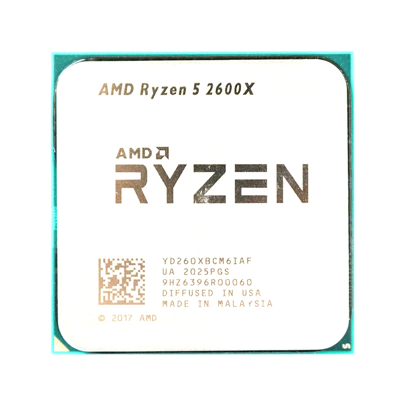 معالج AMD Ryzen 5 CPU ، R5 2600X ، GHz ، 6-Core ، 12-Thread ، 95W ، LGA ، AM4