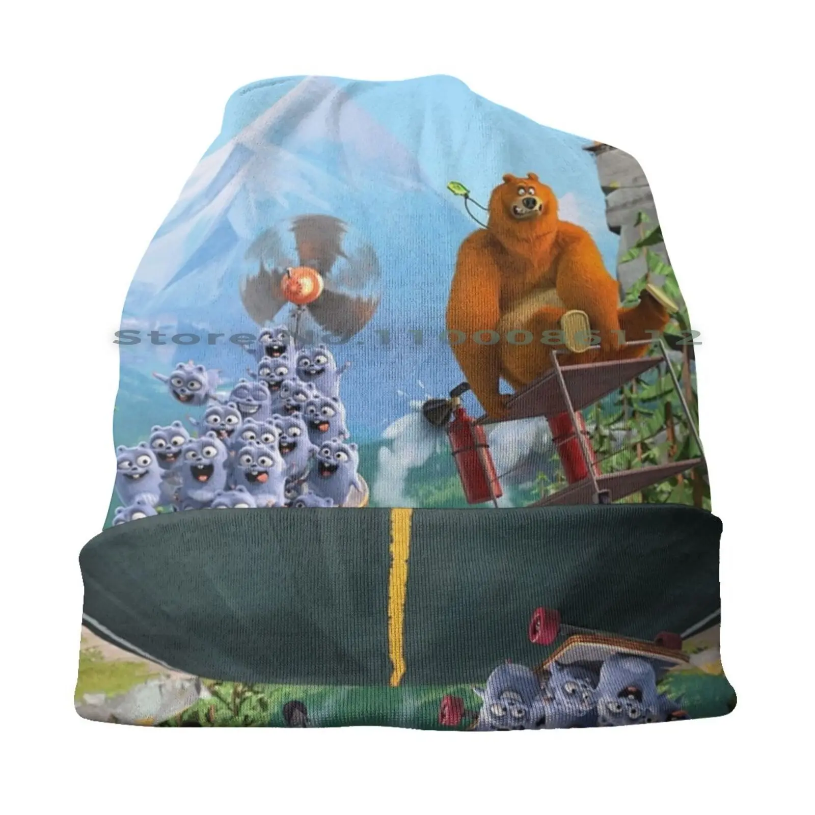 Grizzy And Les Lemmings Bucket Hat Sun Cap Cartoon Kids Childhood Animated Show Series Tv Movie Blast From The Past Children