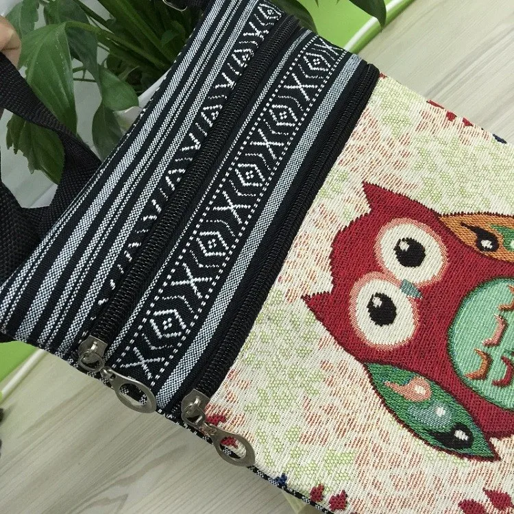 Small Shoulder Bag  Small Travel Bag  Girls  Travel Messenger  Bag Mini  Cute Owl  Cartoon Bag for Child Wholesale Lady