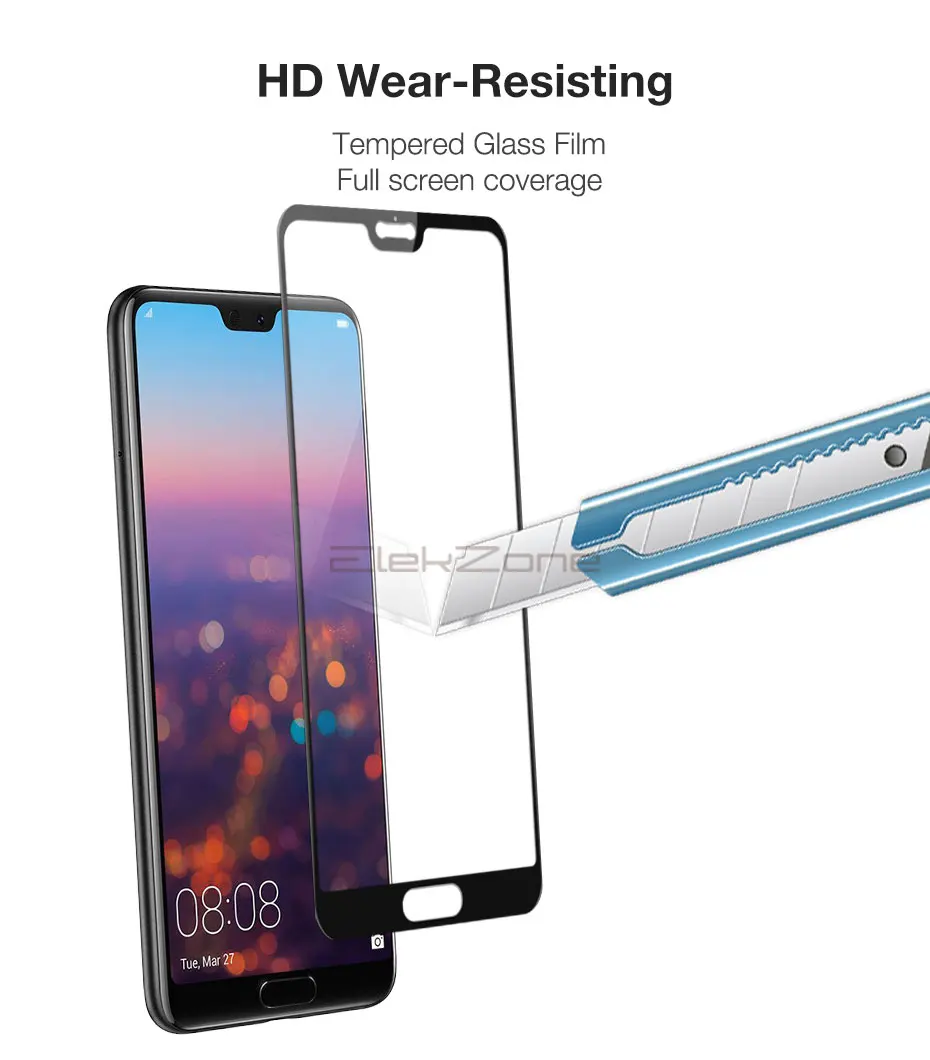 Tempered Glass For Huawei P20 EML-L29C EML-L09C EML-AL00 EML-TL00 EML-L29 EML-L09 EML-AL00 9H Screen Protector Protective Film