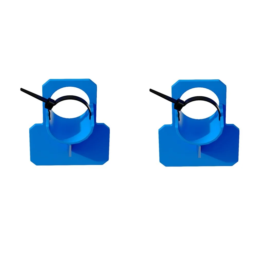 2Pcs Swimming Pool Pipe Holder Support Mount Supports Pipes 30-38mm For Intex Incoming Water Horizontal Holder With Cable Tie x2