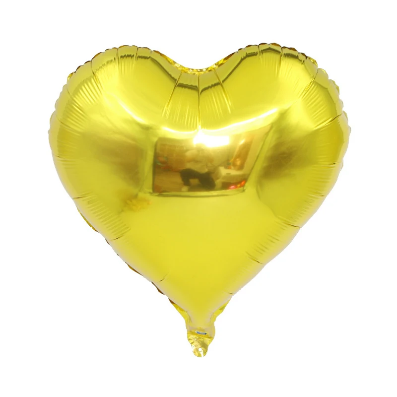 18 inch love aluminum film balloon children's heart-shaped toy hydrogen balloon wedding party decoration holiday balloons