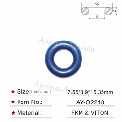 100pieces 15.35*7.55*3.9mm rubber o-ring for Chevrolet Cadillac 4.8L 5.3L 6.0L fuel injector oring rebuild kits