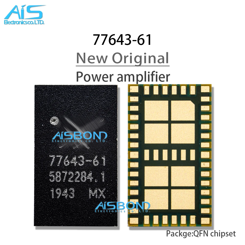 

2pcs/lot 77643-31 PA IC For Mobile phone Power Amplifier IC SKY77643-31 77643-21 77643-61 77643-11 77643-21 Signal Module Chip