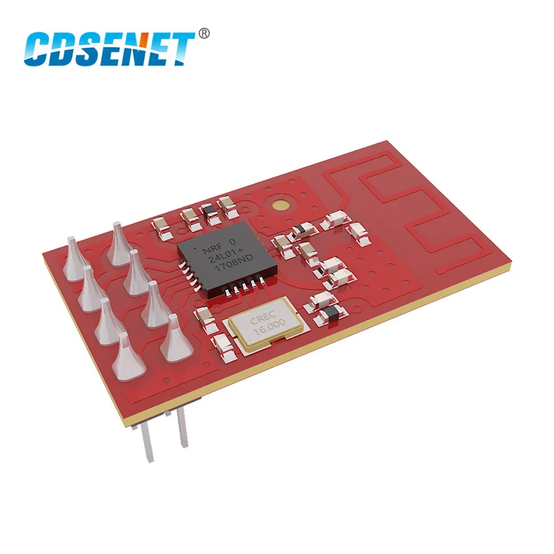 2.4 Ghz NRF24L01 Rf Module Draadloze Transceiver Cdsenet E01-ML01D Spi NRF24L01P 2.4 Ghz Zender En Ontvanger Voor Arduino