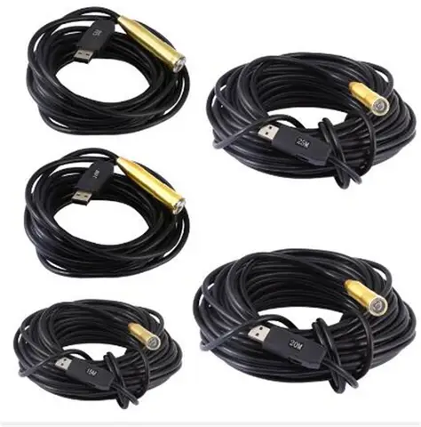 14.5mm 청동 머리 USB 내시경 카메라 검사 CMOS Borescope 디지털 현미경 방수 Otoscope