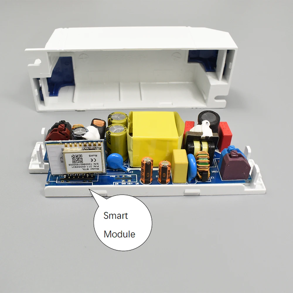 12W 20W 30W Tuya Bluetooth Smart LED Driver 0-100% Dimmable Power Adapter Selectable Constant Current 150mA-700mA Flicker-free