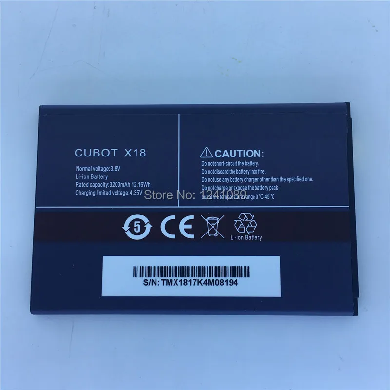 2023 Production Date for CUBOT X18 battery 3200mAh High capacity Long standby time for CUBOT X18 battery