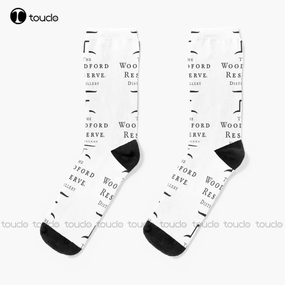 

Woodford Reserve Bourbon Whiskey1 Socks Mens White Socks Unisex Adult Teen Youth Socks Personalized Custom 360° Digital Print