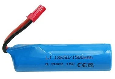 3.7V 1500mAh 18650 Battery For Rc Helicopter Airplanes Car Boat Gun Tank Toys Battery With charger 3.7v Li-ion battery JST