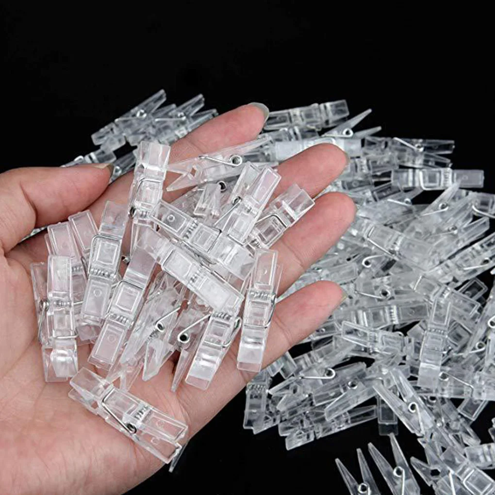 Led Foto Clip Lamp Helder String Licht Opknoping Plastic Decoratief Licht Mini String Licht, 2M 20 Clips