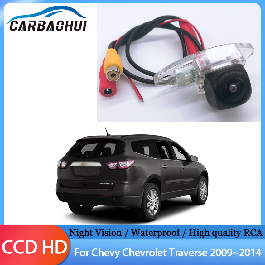 

Car Rear Back View Parking Camera Auto Alarm Cameras HD CCD CAM For Chevy Chevrolet Traverse 2009 2010 2011 2012 2013 2014