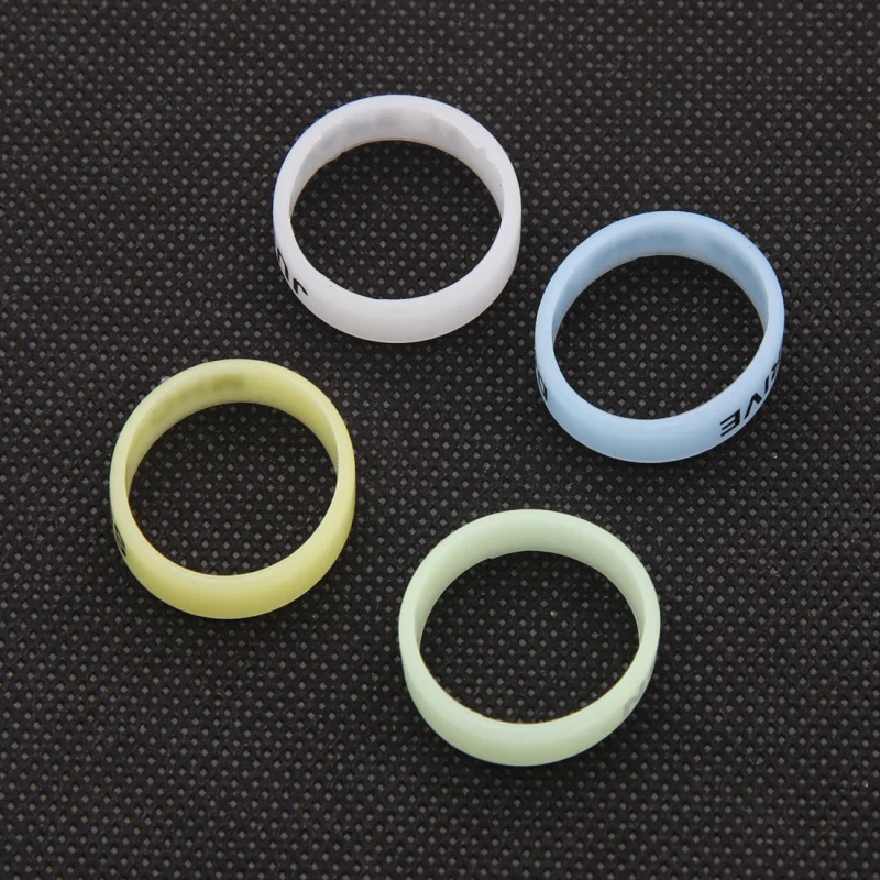 Imagem -05 - Bandas de Pesca Fluorescentes Anel Antiderrapante do Silicone Haste em Forma de o Anel de Parada 13 Mm22 mm