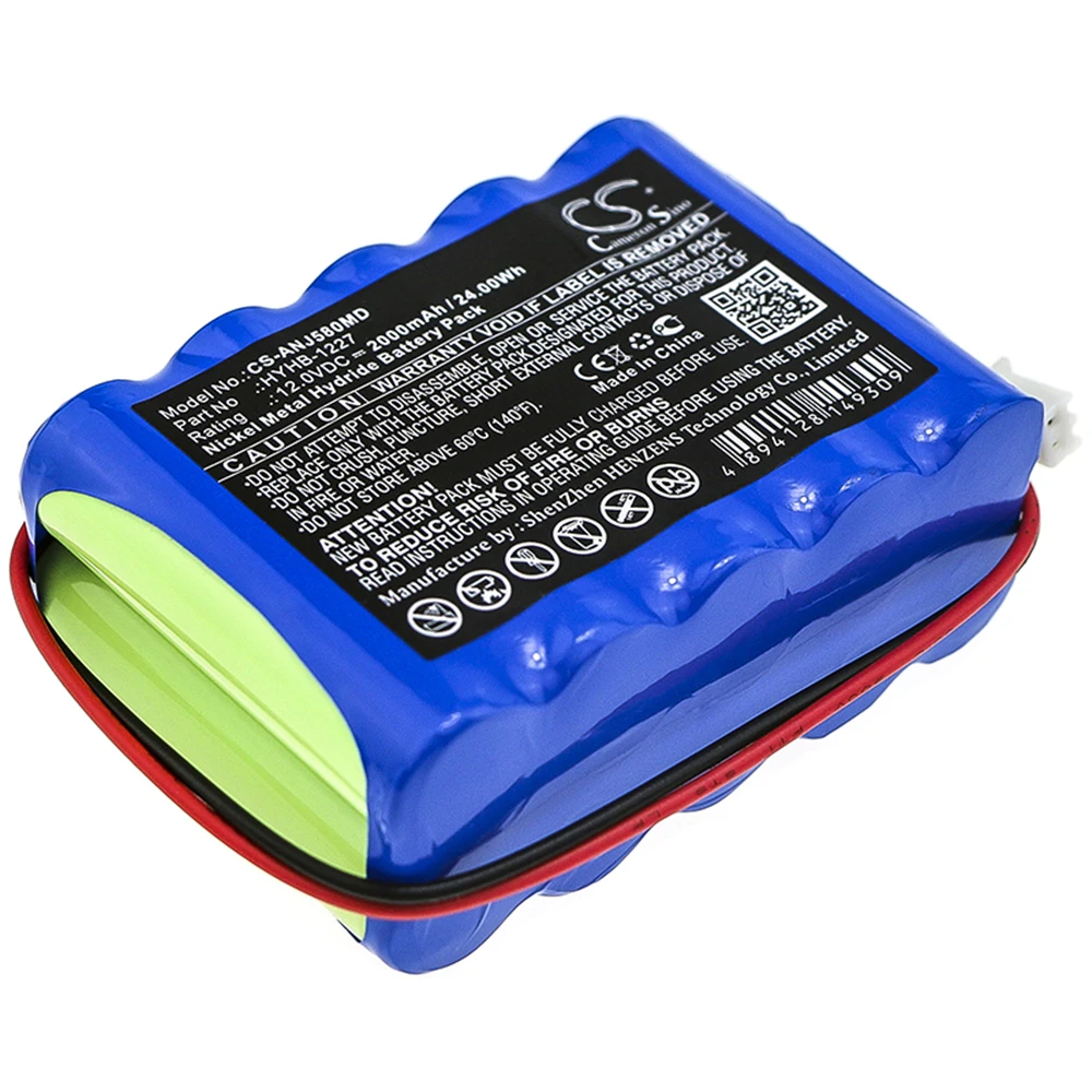 Cameron Sino Battery for Angel HYHB-1227 fits AJ5800 AJ5803 AJ5807 Medical Replacement battery