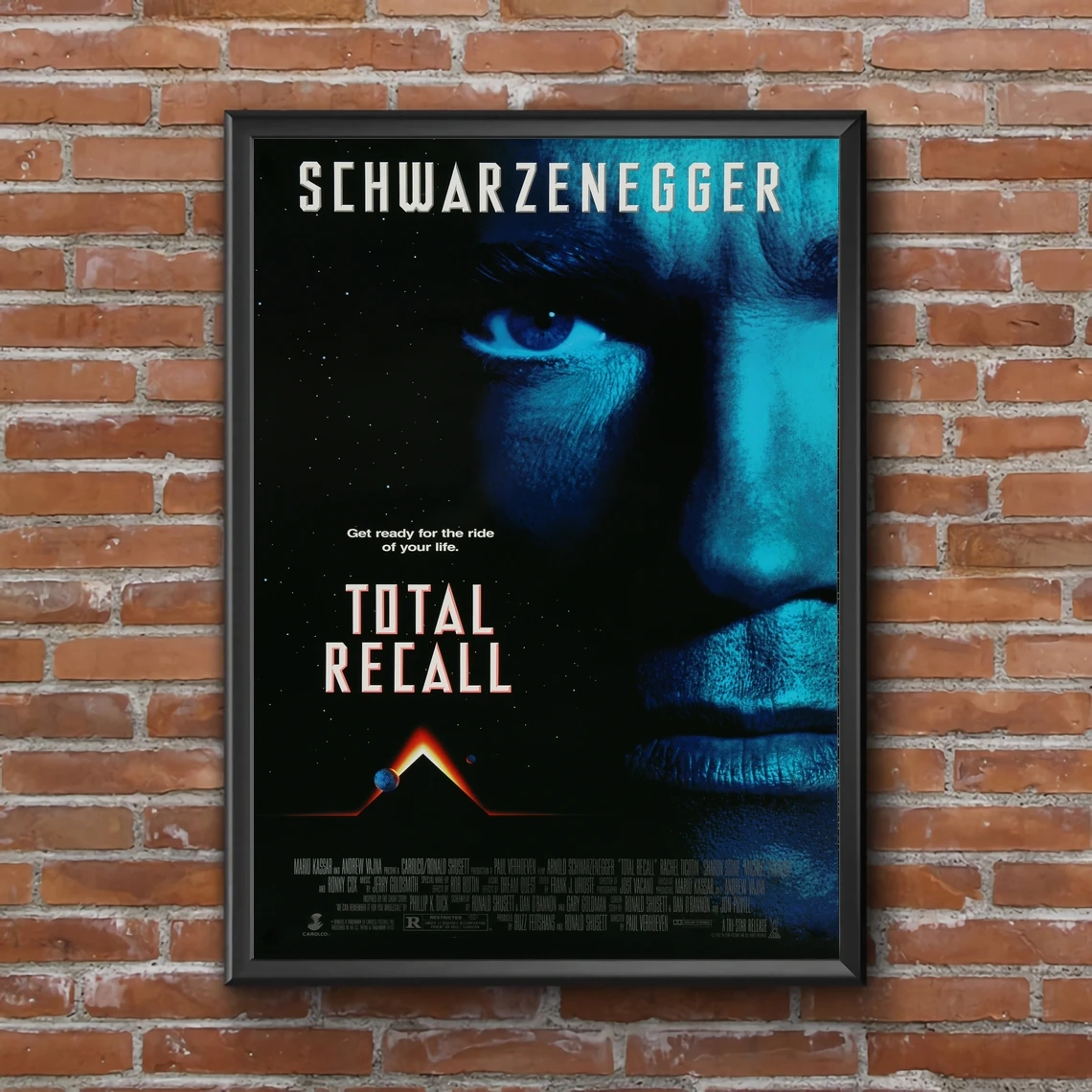 Total Recall Movie Poster Home Decor Classic Movie Cover Art Photo Canvas Poster Print Wall Painting