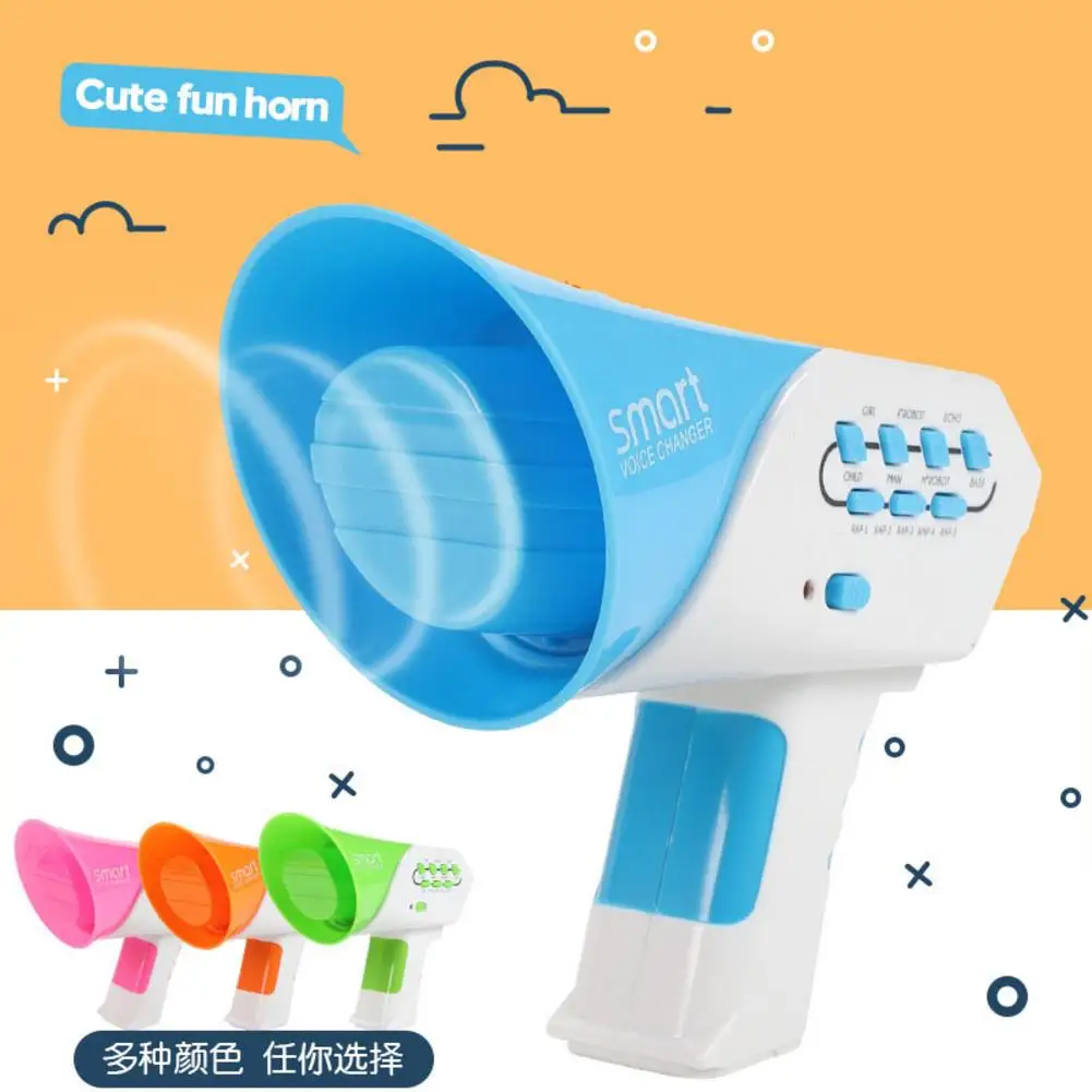 Children's Voice Changer New Multi-channel Voice Changer Toys Creative Funny Puzzle Handheld Loudspeaker Surprise Gift For Kids