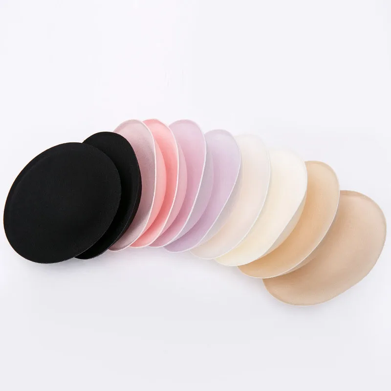 2pcs 1pair Women Intimates Accessories Sponge Swimsuit Breast Push Up Bra Padding Chest Enhancers Bra Foam Insert Chest Cup