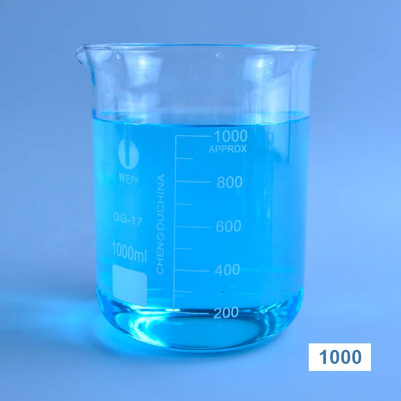 50/100/250/500/1000/3000ml Low Form Beaker Chemistry Laboratory Borosilicate Glass Transparent Beaker flask Thickened with spout