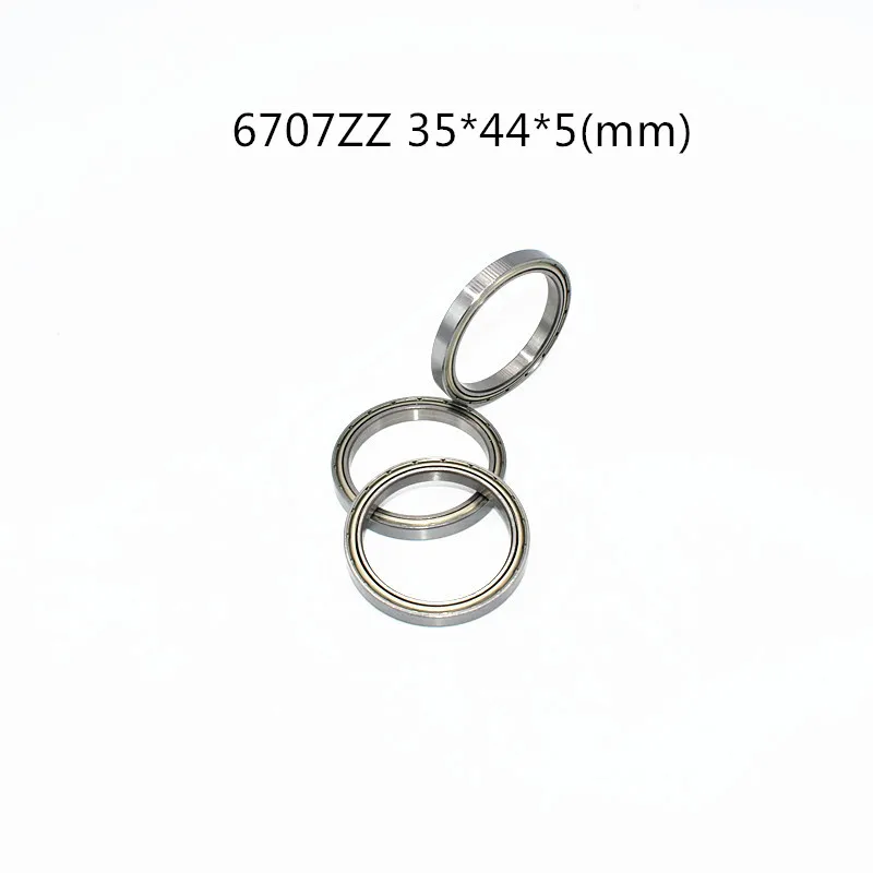 

6707ZZ 35*44*5(mm) 1piece bearing ABEC-5 6707 6707ZZ chrome steel bearing metal sealed bearing Thin wall bearing