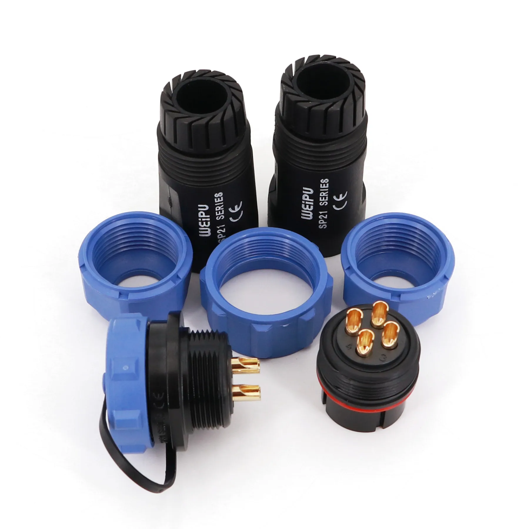 SP21 Serie Wasserdichte IP68 Männliche und Weibliche In-Line Rund Luftfahrt Kabel Stecker Stecker