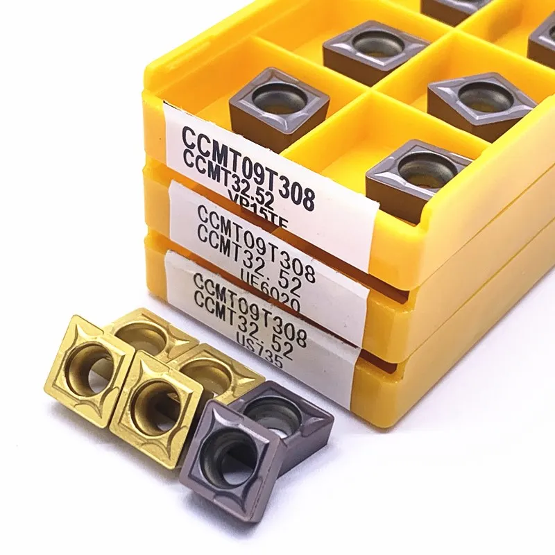 CCMT060204 CCMT060208 CCMT09T304 CCMT09T308 CCMT120404 CCMT120408 VP15TF UE6020 US735 cnc旋盤ツール超硬インサート | turni