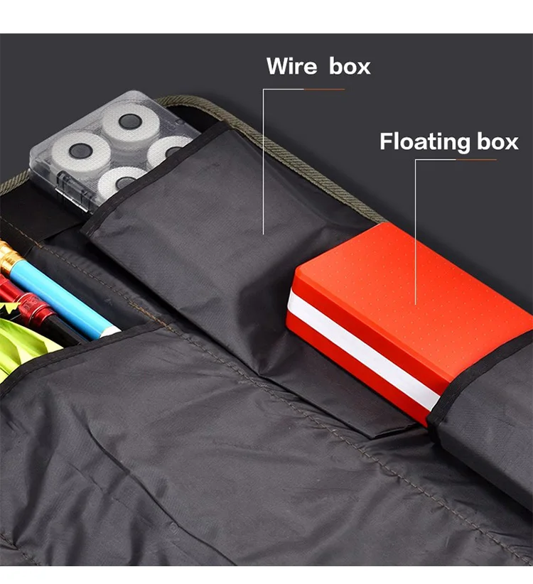 120 cm 130 cm 150 cm Leinwand Angeln Tasche Wasserdichte Angelrute Regenschirm Tackle Getriebe Lagerung Fall Tragbare Roll-Up schulter Taschen – Detail 4