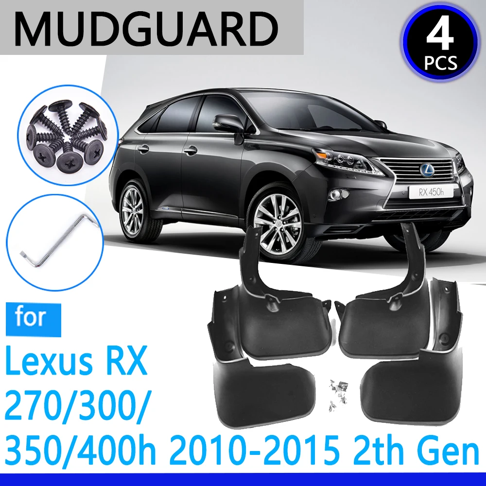 Mudguard for Lexus RX RX270 RX300 RX350 RX400h 2010~2015 AL10 2011 2012  Car Accessories Mudflap Fender Auto Replacement Parts