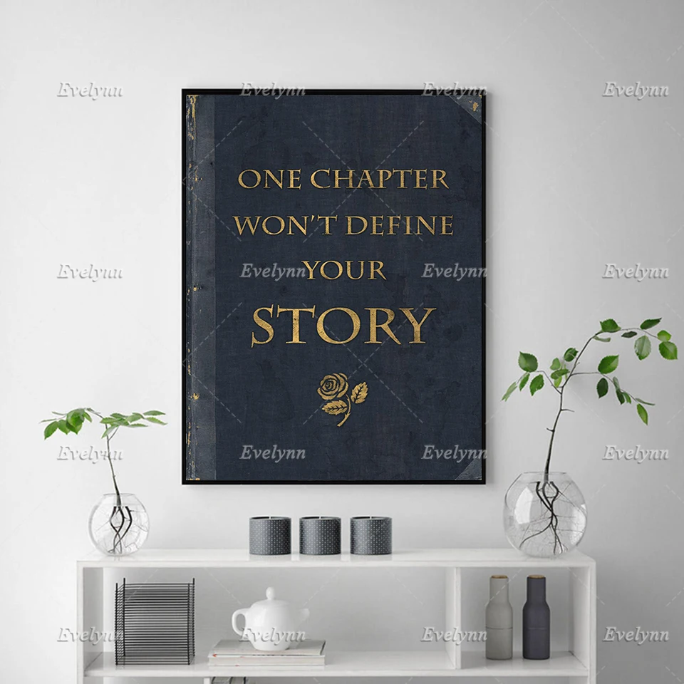 Define Your Story Quote Poster Hd Print Motivational Wall Art Canvas Painting Modular Pictures For Bedroom Office Home Decor