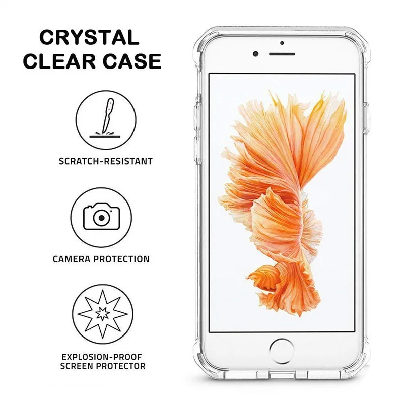 se 2020 Clear Phone Case For iPhone X XS 11 Pro MAX se Case For iphone 6 6s 7 8 Plus x 5s se 7plus 8plus 11 Silicone Case Rubber