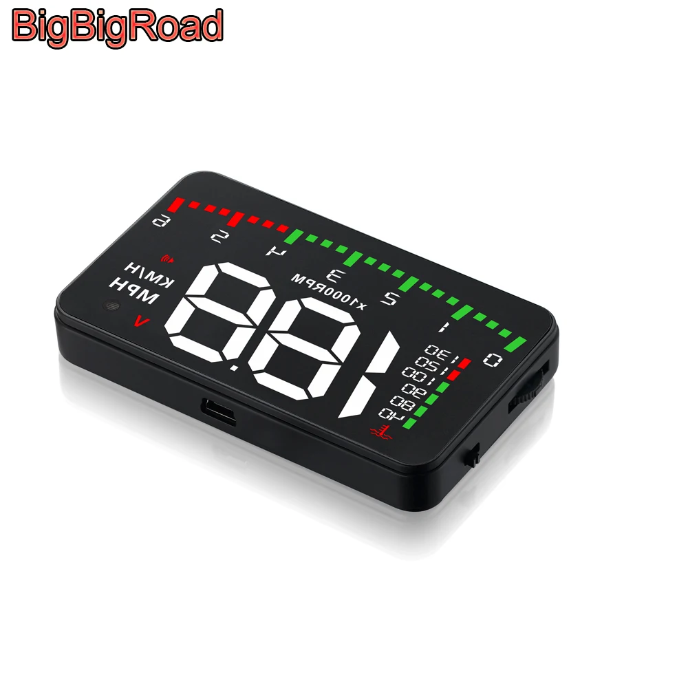 Auto Car Hud Display Windshield Projector Overspeed Warning GPS For Kia KX7 Soul K3S RIO Creato Borrego Stinger Carnival Seltos