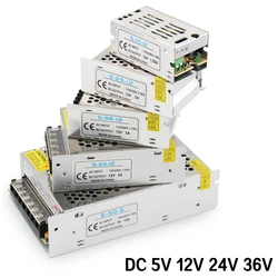 AC DC 5V 12V 24V 36V Transformer Power Supply,1A 2A 3A 4A 5A 6A 8A 10A 15A 20A 30A 220V To 5V 12V 24V Led Power Supply Converter