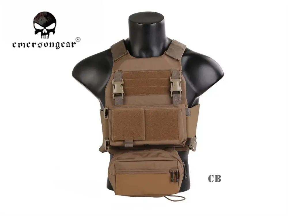 Emersongear-Combat FCS Style VEST with MK Chest Rig Set, Tactical Vest, EM7407