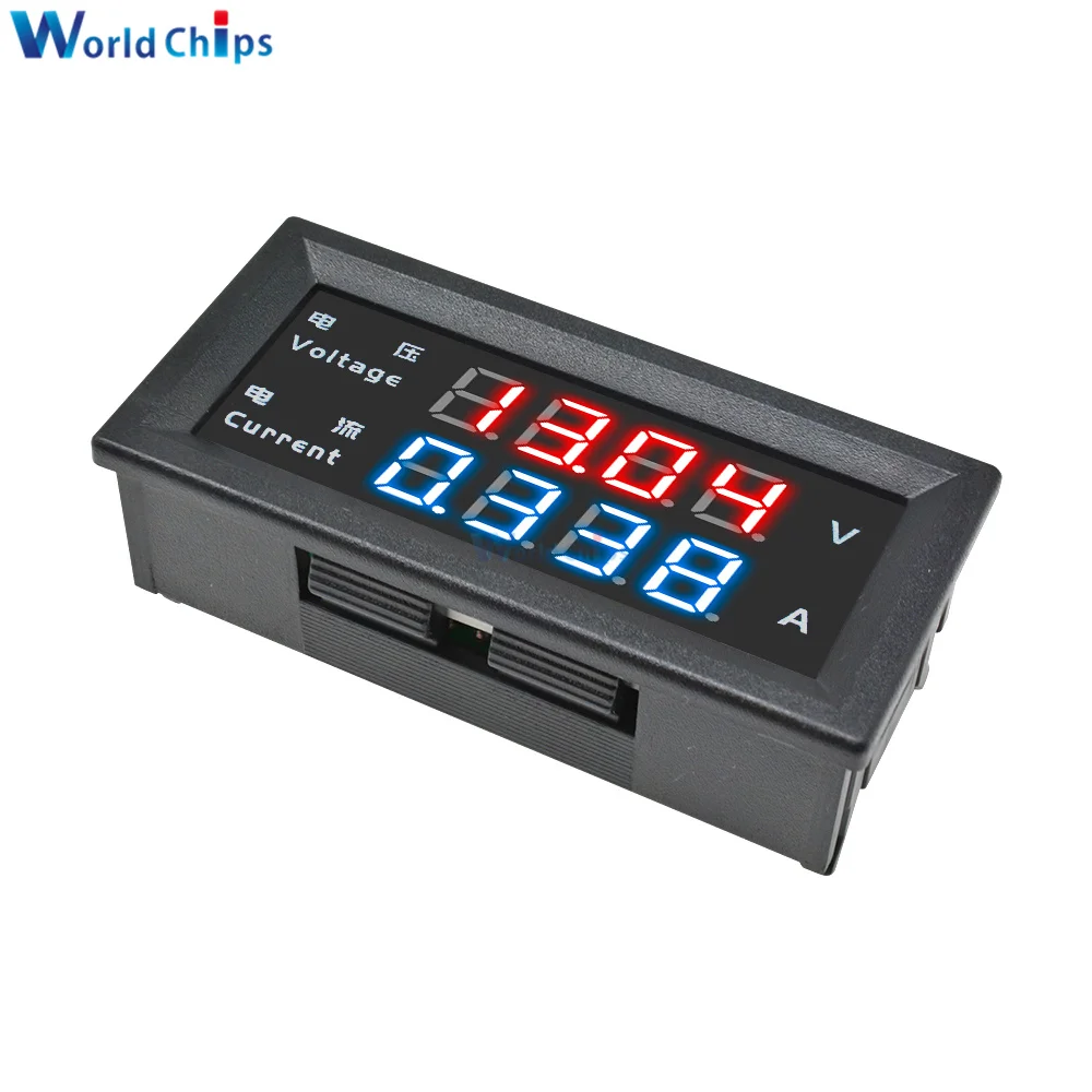 M4430 DC 100V/200V 10A Digital Voltmeter Ammeter 0.28\'\' LED Display High Precision Volt AMP Meter