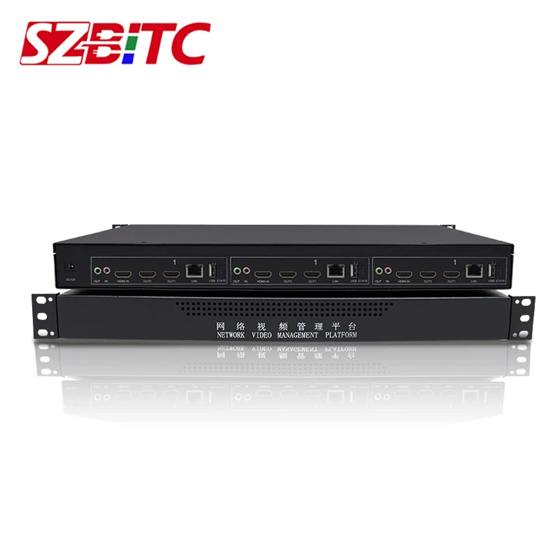 SZBITC CCTV IP كاميرا فك مصفوفة RJ45 شبكة وحدات فيديو مصفوفة الجلاد الصوت والفيديو مصفوفة التبديل لجهاز العرض
