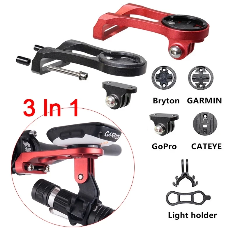 Bicycle Computer Camera MountBicycle Speedometer Stand Bike Stem Mount Flashlight Holder Support For Garmin IGPS Bryton GoPro