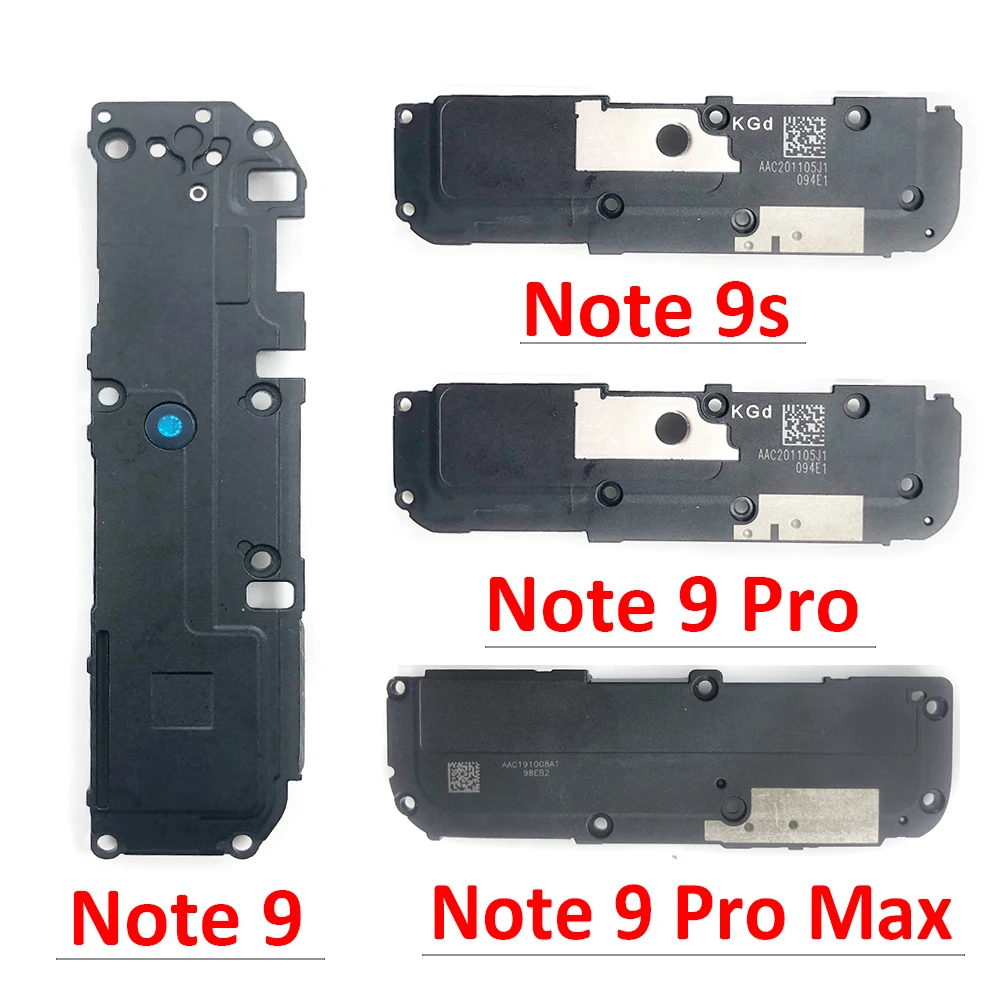 New Loudspeaker For Xiaomi Redmi Note 9 9S 9T 10 Pro Max Loud Speaker Buzzer Ringer Replacement Part