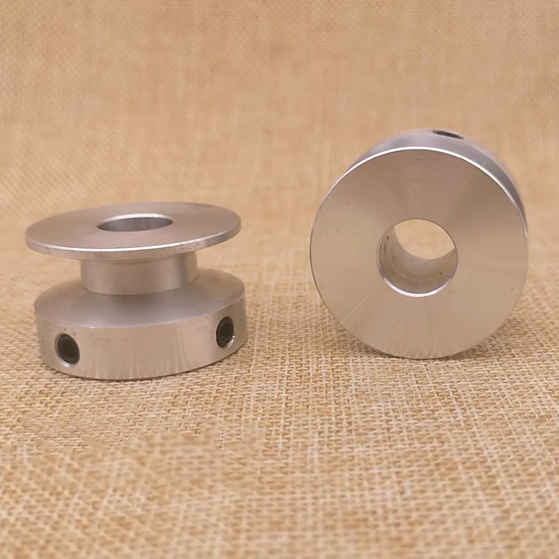 

Silver Aluminum Alloy40mm Single Groove Fixed Bore Pulley for Motor Shaft 8-20MM A type Belt