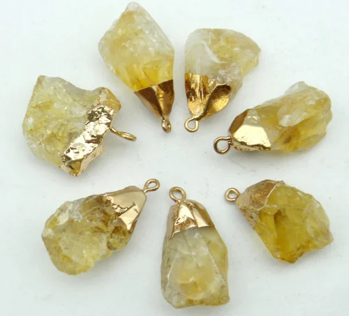 Diy Sieraden Maken Natuursteen Turkoois Lapis Opal Quartz Crystal Tiger Eye Charm Hanger Voor Ketting Accessories 8PCS