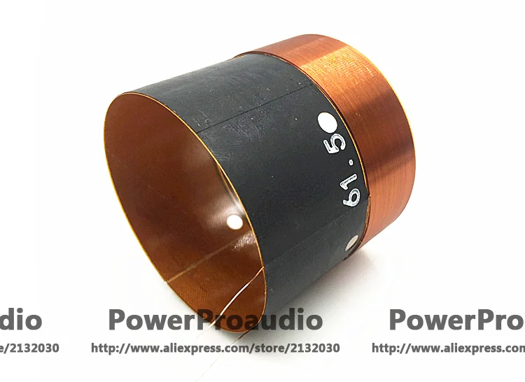 2 peças woofer/alto-falante/alto-falante de alta qualidade 61,5 mm bobina de voz