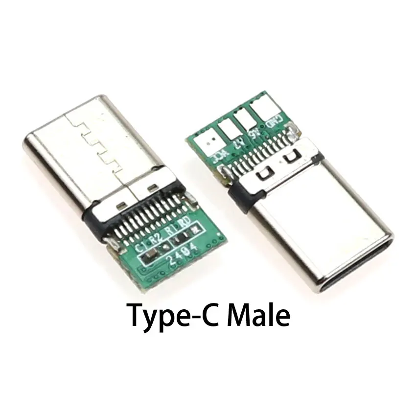 Cltgxdd 1PCS Type-C Male Female USB 3.1 Test PCB Board Adapter Type C Connector Socket For Data Line Wire Cable Transfer