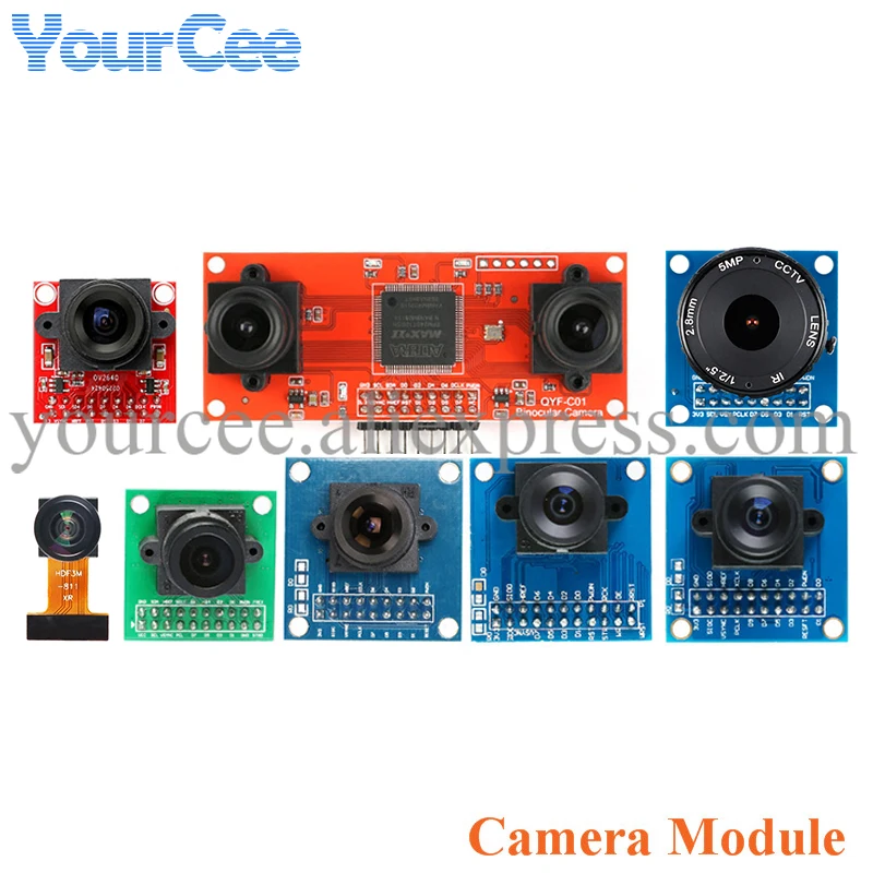 Camera Module OV7670 OV5642 OV7670 with FIFO OV7725 Kit Binocular Camera STM32 Driver for Arduino OV2640 Wide Angle Camera Board