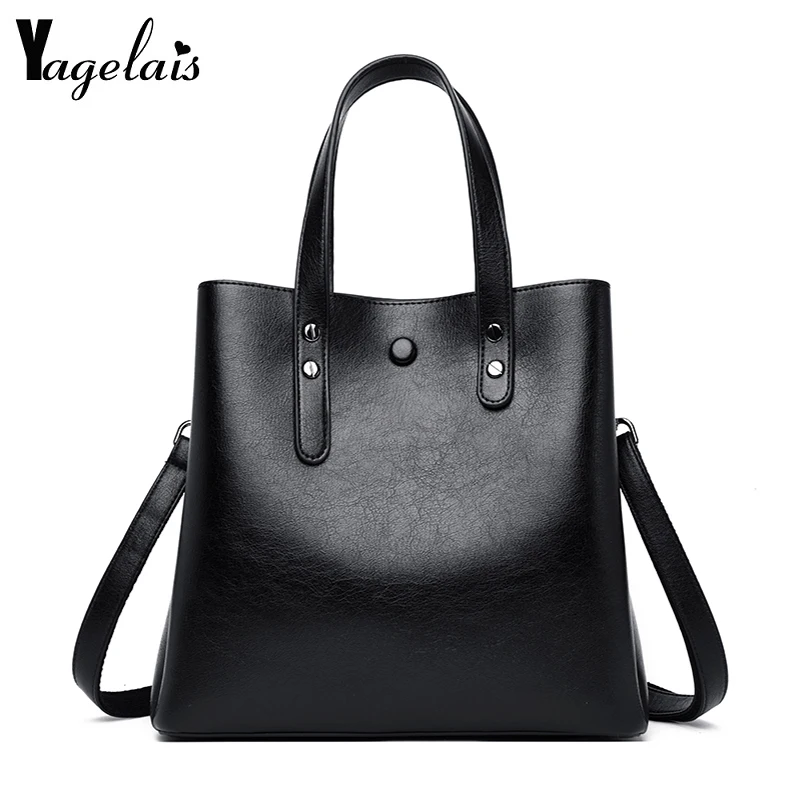 Designer Luxury Designer Handbags High Quality Leather Bags For Women 2024 Female Messenger Bag Vintage Ladies Shoulder Bag