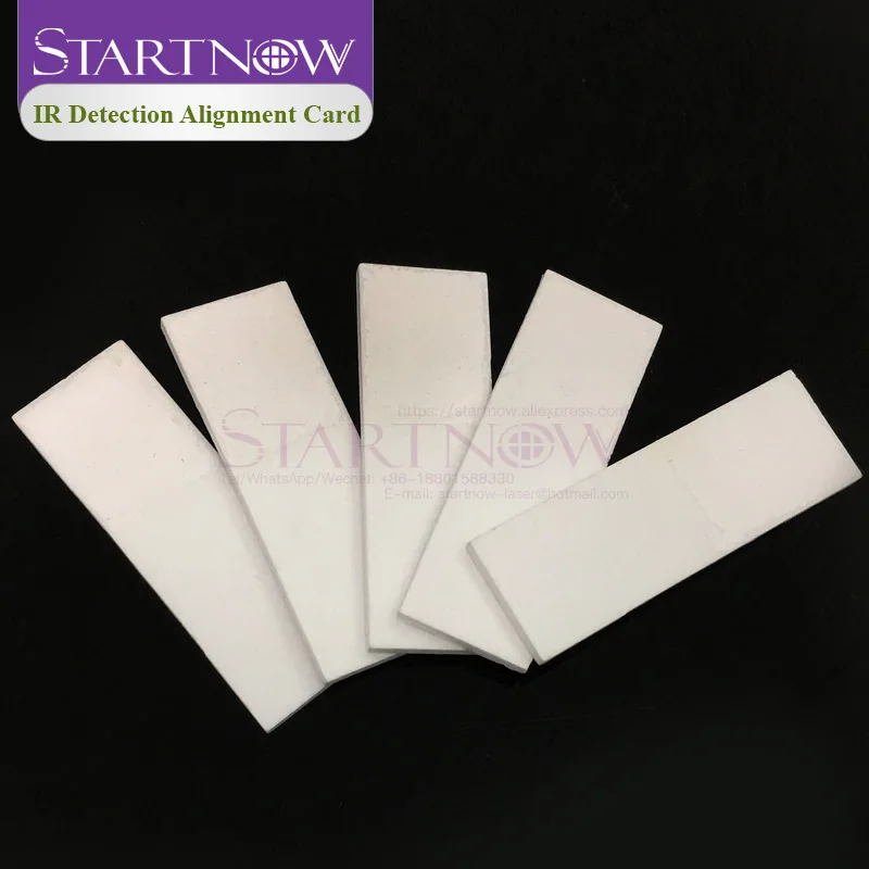 Startnow 180x180mm Laser Engraving Marking Machine Test Photographic Paper Focusing Paper Double Sided Black Dimming Paper