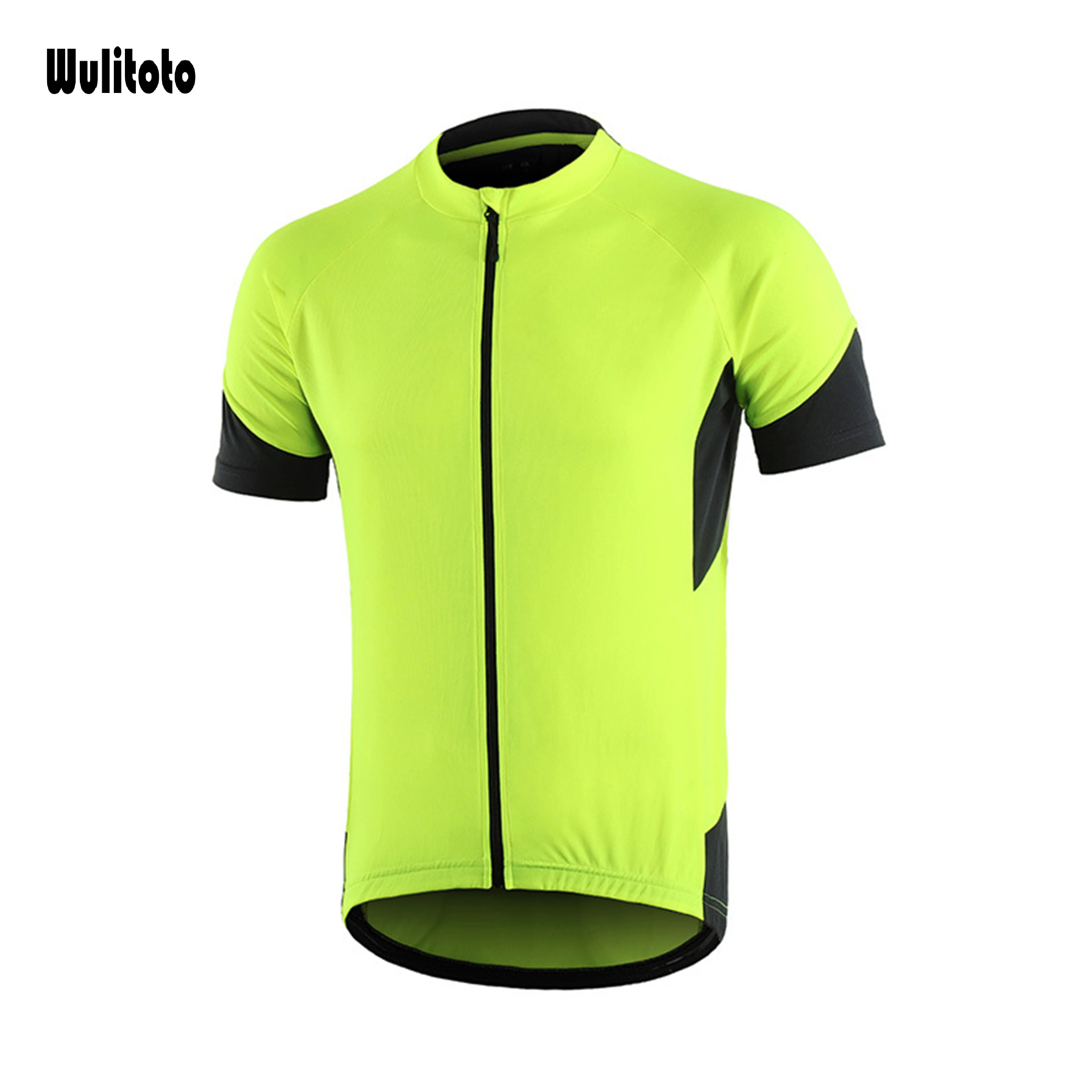 WULITOTO summer Bicycle Top Shirt Short Sleeve MTB Jersey sport Breathable cycling Jersey For Men