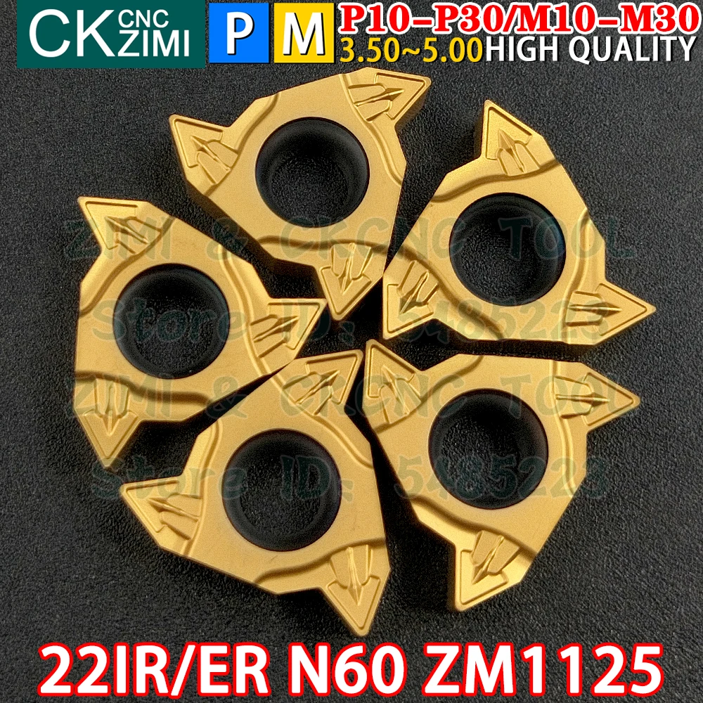 22IR N60 ZM1125 22ER N60 ZM1125 Wkładki z węglików spiekanych 3.50-5 mm Wkładki tokarskie z gwintem wewnętrznym z gwintem zewnętrznym Narzędzia Narzędzia tokarskie do metalu CNC do uchwytu narzędziowego SNL SNR SER SEL